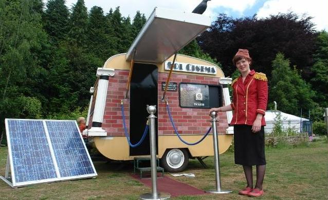 smallest solar powered cinema