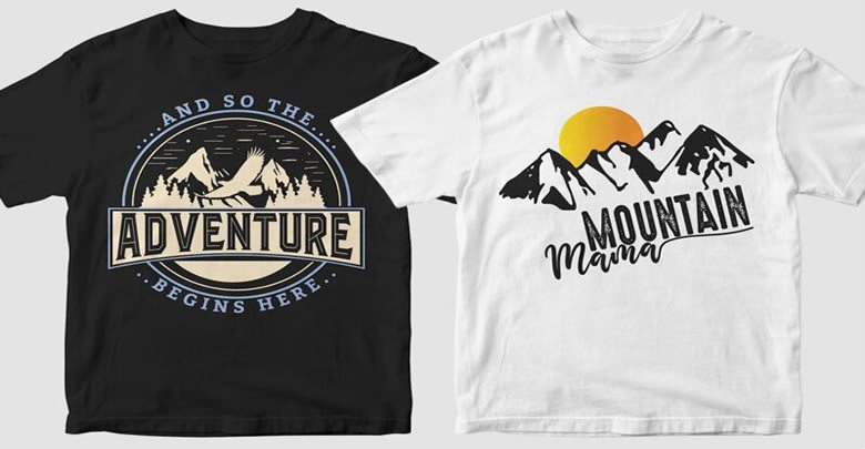 Mountain Vector T shirt