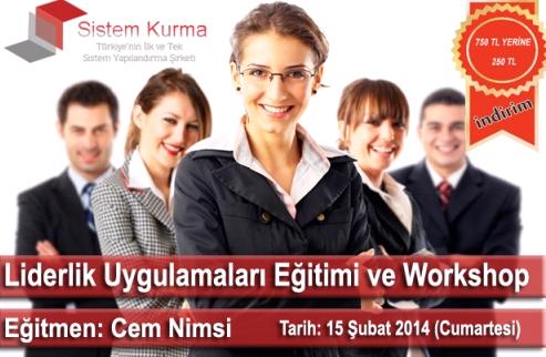 Liderlik Uygulamalari Egitimi ve Workshop