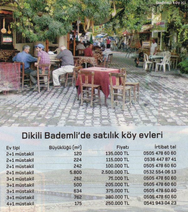 izmir in dikili bademli koyu yatirimcilarin gozdesi