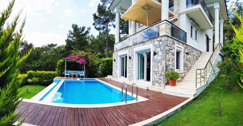 mustakil havuzlu villa