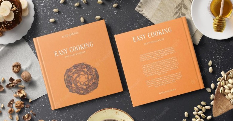 square book mockup