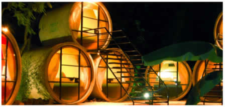 Borulardan İnşa Edilen Otel Konsepti İş Fikri 22 boru otel